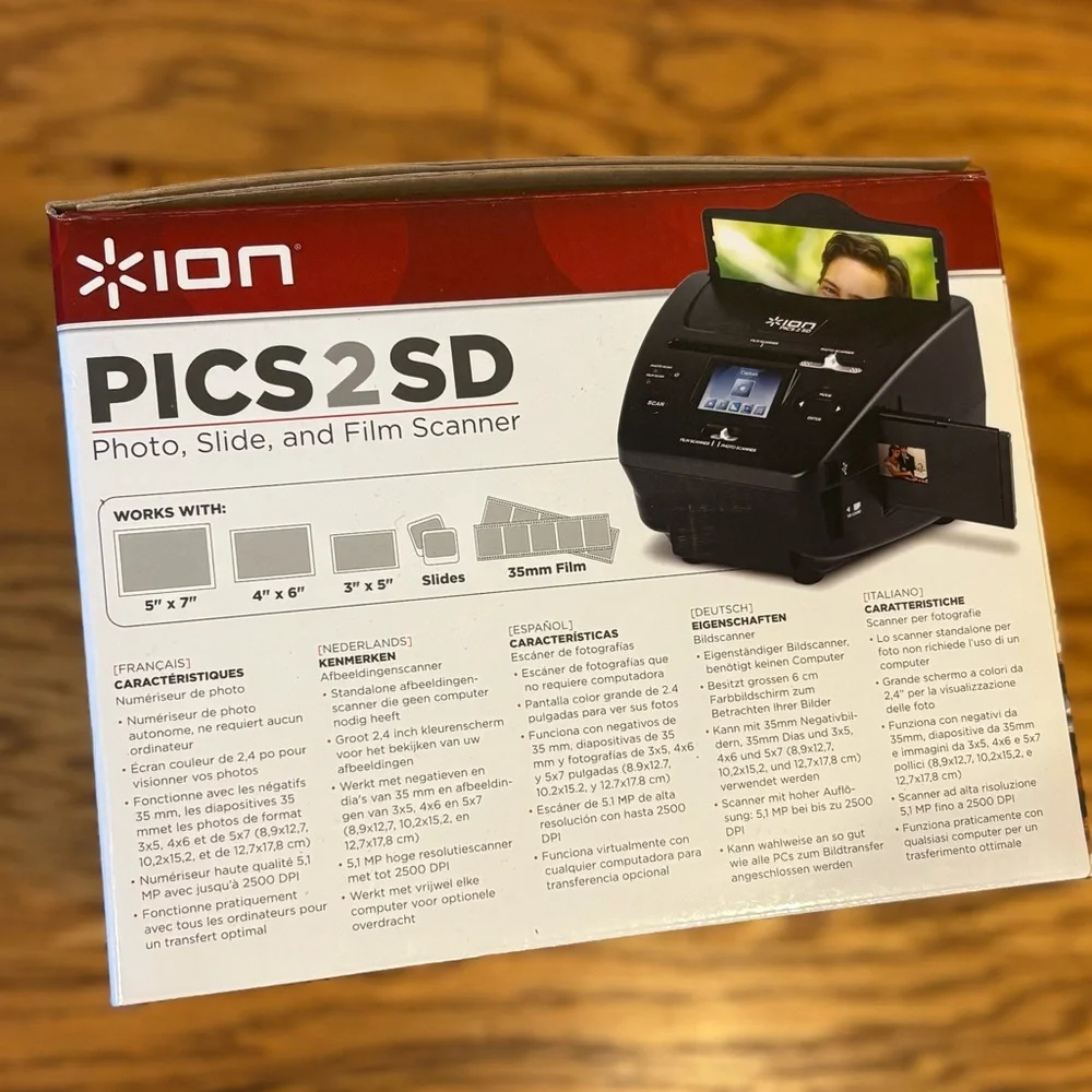 ION Pics 2 SD Photo, Slide and Film Scanner